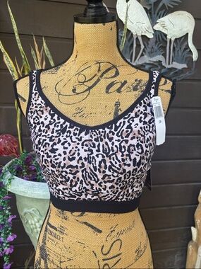 Paramour Leopard-Print Wireless Bra